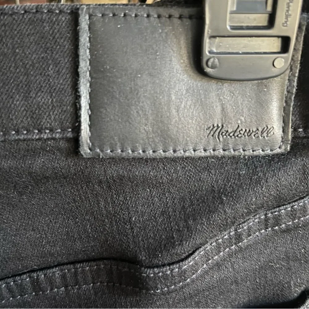 MADEWELL Roadtripper Black Denim Skinny Jeans Women's 31T